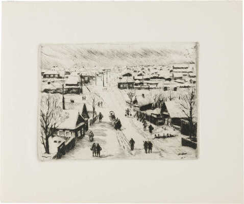 Юдовин Соломон Борисович. Подборка из 7 гравюр серии «Былое» с досок 